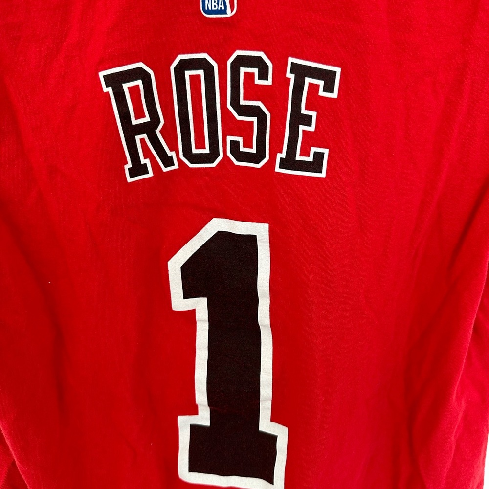 Men’s Adidas Short Sleeve Chicago Bulls Shirt Jersey Derrick Rose sz S - Picture 5 of 5
